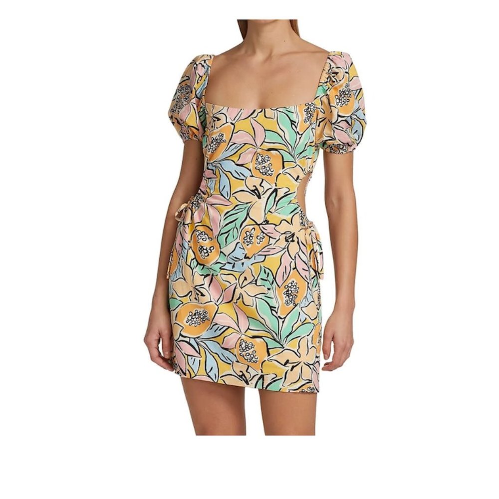 Astr Floral Mini Dress - Multicolor